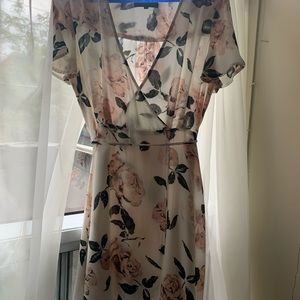 Floral Wrap Dress